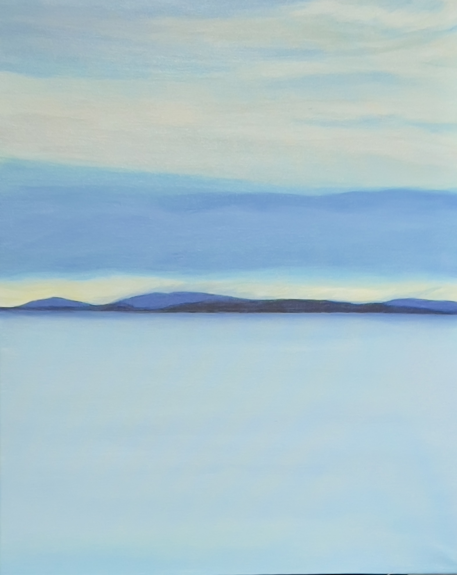 SOLD - San Juan Islands (acrylic on canvas, 24