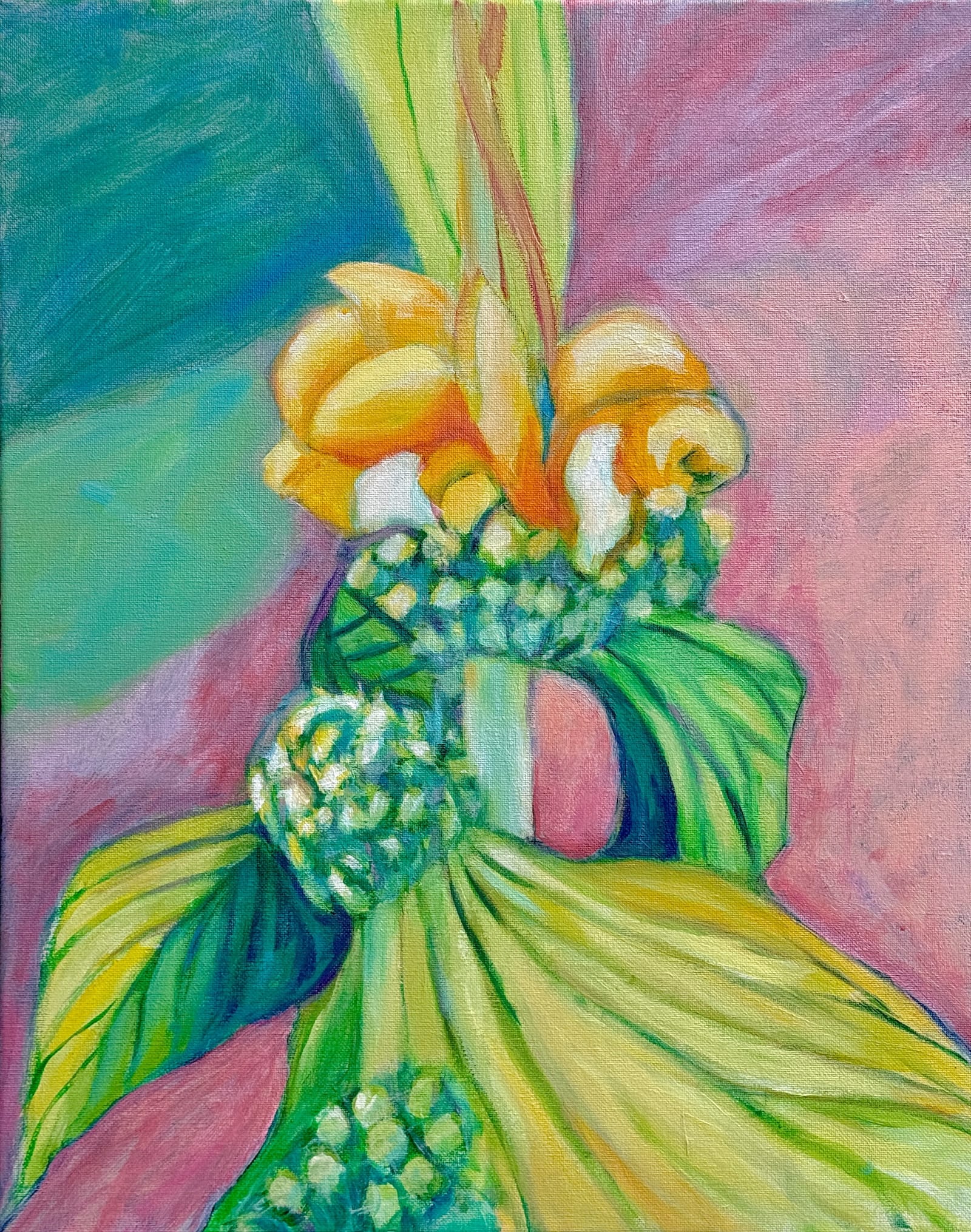 The Jerusalem Sage (2026), 12 inches x 16 inches, acrylic on canvas, C$1500